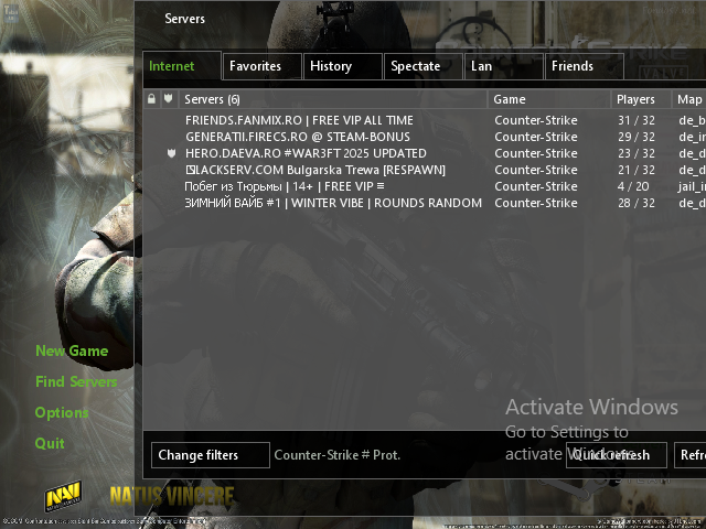 Counter-Strike 1.6 online